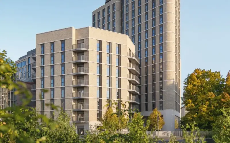 Visualisation of the proposed towers to replace Lever House, Kingston (Cube Real Estate/Darling Associates Architects)