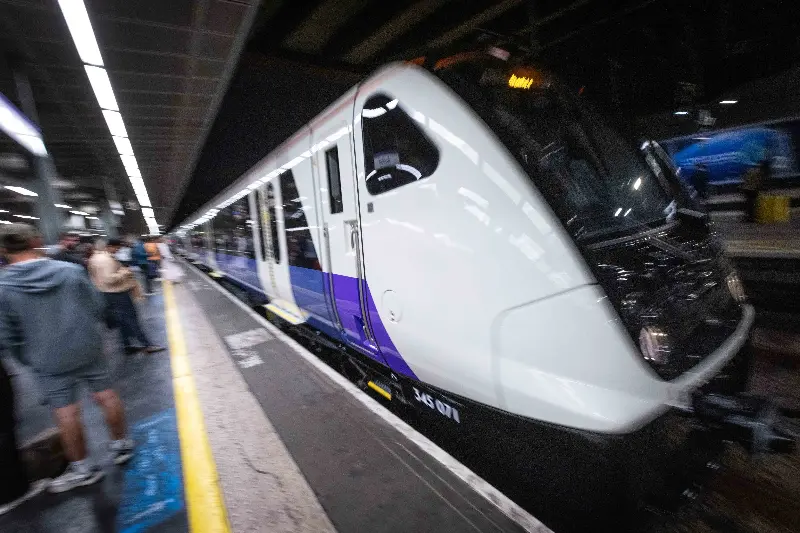 One of the new Elizabeth Line trains (TfL)