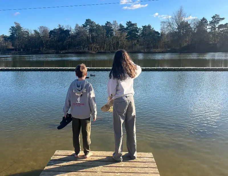 Amanda Hyde has some lovely memories of taking her children, pictured, to Center Parcs – as well as some grim ones