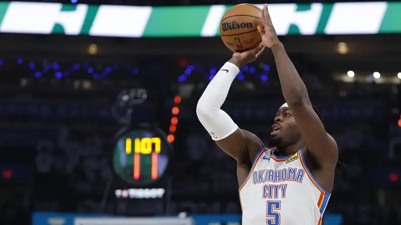 Oklahoma City Thunder guard Luguentz Dort 