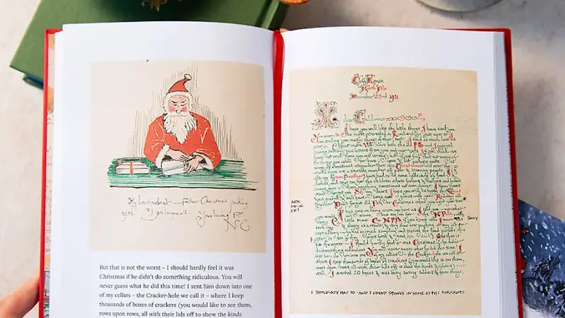 'Letters From Father Christmas' by J.R.R. Tolkien is pictured