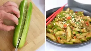 Chef Kunal Kapur shares easy-to-make stir-fried cucumber recipe: See step-by-step preparation