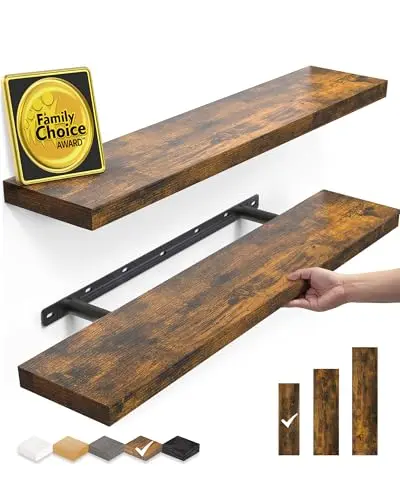 Bayka Floating Shelves Set of 2, 22.5