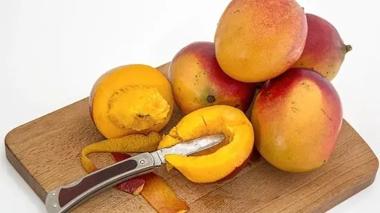 Eat mangoes in moderation. 