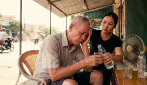 Hot weather makes elderly people more susceptible to electrolyte imbalances.