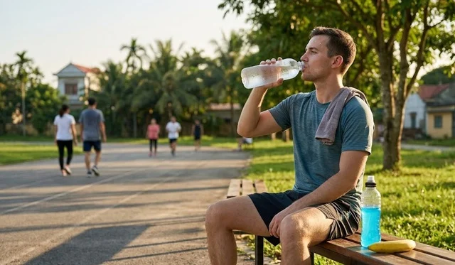 Nắng nóng khiến người cao tuổi dễ bị rối loạn điện giải- Ảnh 2.