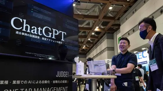 When OpenAI introduced ChatGPT, a million people signed up within days to test it. The chatbot was promoted at a trade show in Tokyo in 2023.