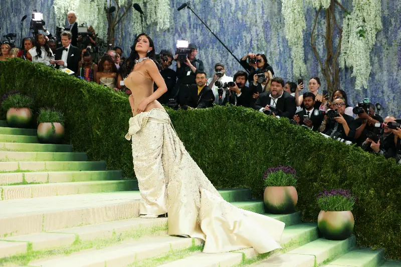 Kylie Jenner arrives for the 2026 Met Gala.