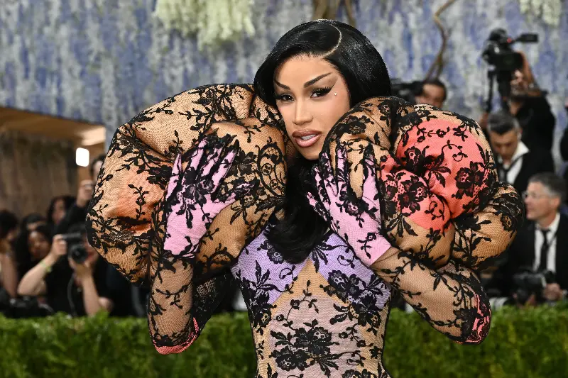 Cardi B at The Metropolitan Museum of Art's Costume Institute benefit gala celebrating the opening of the Costume Art exhibition on Monday.