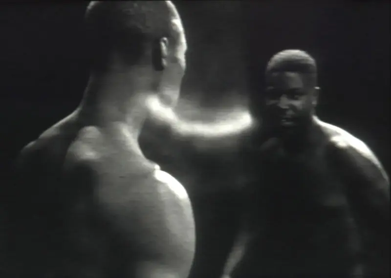 Though he went on to direct major motion pictures, including the Academy Award-winning 12 Years a Slave, director Steve McQueen began his career with Bear, a short film shot on 16 mm.  (Image credit: Steve McQueen. Courtesy the artist, Thomas Dane Gallery and Marian Goodman Gallery. Tate Collection.)
