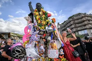 Don't stop them now: Freddie Mercury's 80th birthday draws fans to Switzerland to celebrate