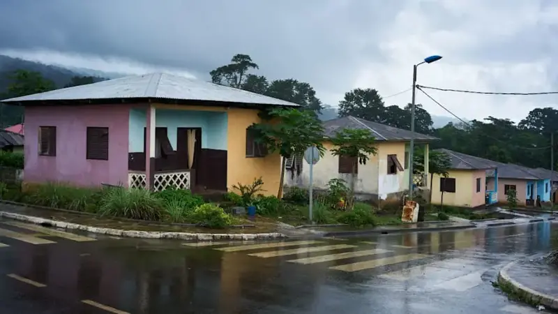 Houses in Southern Bioko Island, Guinea