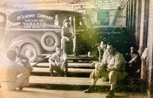 An old photograph of factory workers housed in the Tabasco Museum. (Photo: Preeti Verma Lal)