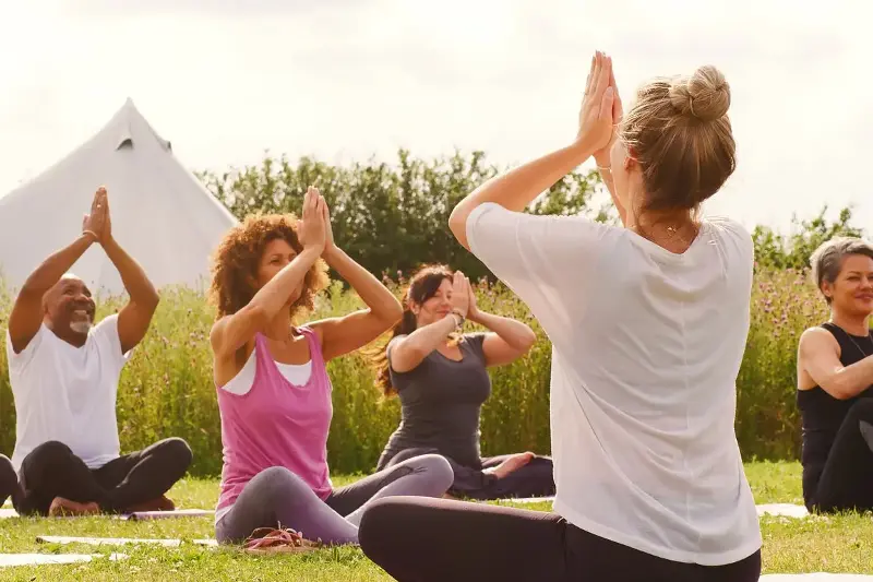Mind-body activities – such as yoga – improved a woman’s ‘psychological quality of life’ (Getty/iStock)