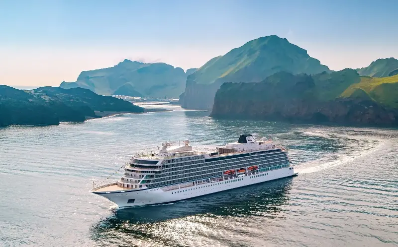 Passengers on Viking cruises can follow the Norse route west from Greenland, on to Nova Scotia and New York City - Oli Haukur Myrdal