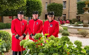 The secret show garden created as a sanctuary for Chelsea Pensioners