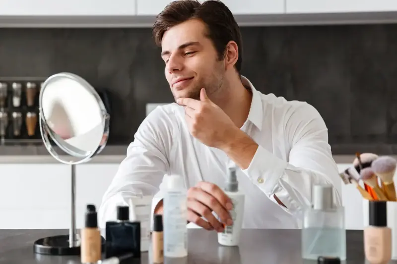 Men's skincare is becoming more structured. 