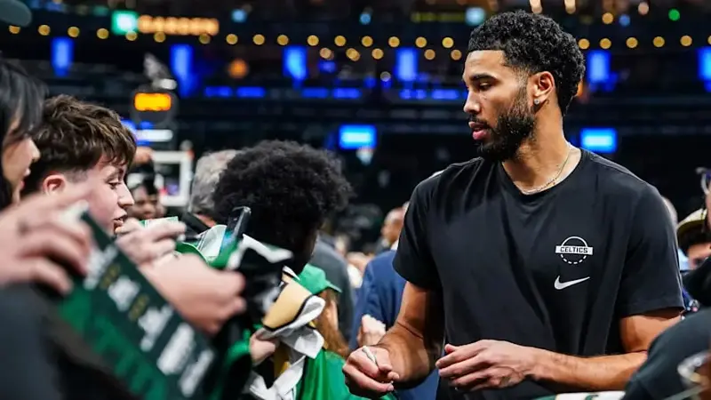 Boston Celtics forward Jayson Tatum