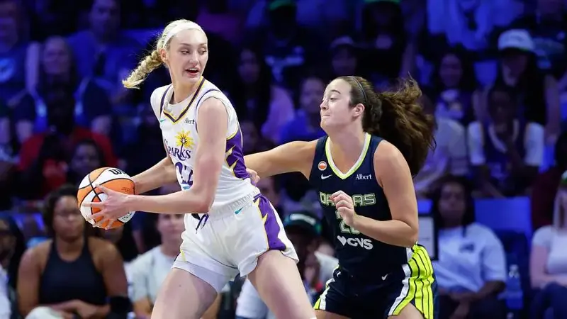 Los Angeles Sparks forward Cameron Brink