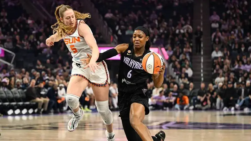 Golden State Valkyries guard Kaila Charles