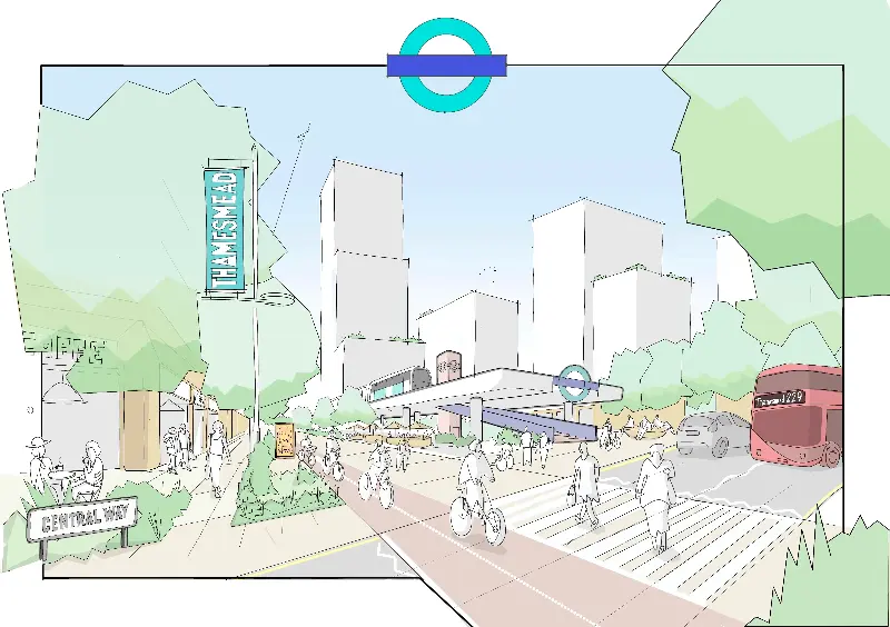 A glimpse of Thamesmead's first rail connection (TfL)