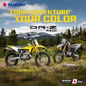 Explore new trails with the Suzuki DR-Z Series