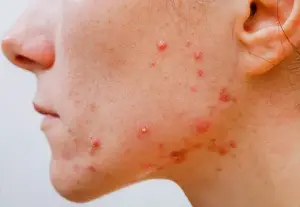 7 factors that lead to inflammatory acne on the skin.