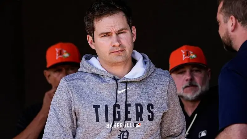 Detroit Tigers president of baseball operations Scott Harris