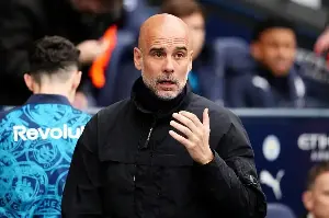 Pep Guardiola shares reaction to disallowed goal in Arsenal match as Man City dealt new title race blow