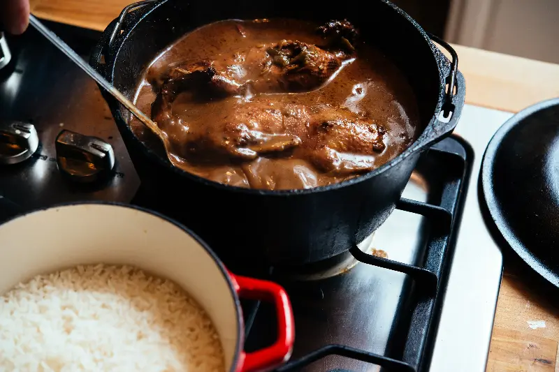 A Lafayette gumbo cooked with chicken (LafayetteTravel)
