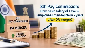 8th Pay Commission: How Level 6 basic salary may double in 7 years after DA merger; calculations explained
