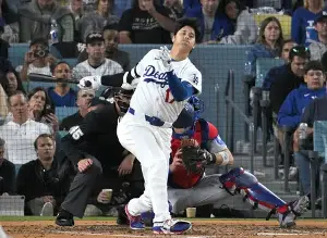 ドジャース大谷、今季初の３三振＝米大リーグ