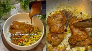 Fat loss meals looking sad? Try this Cajun chicken rice bowl recipe with mango salsa, packing 50 grams of protein