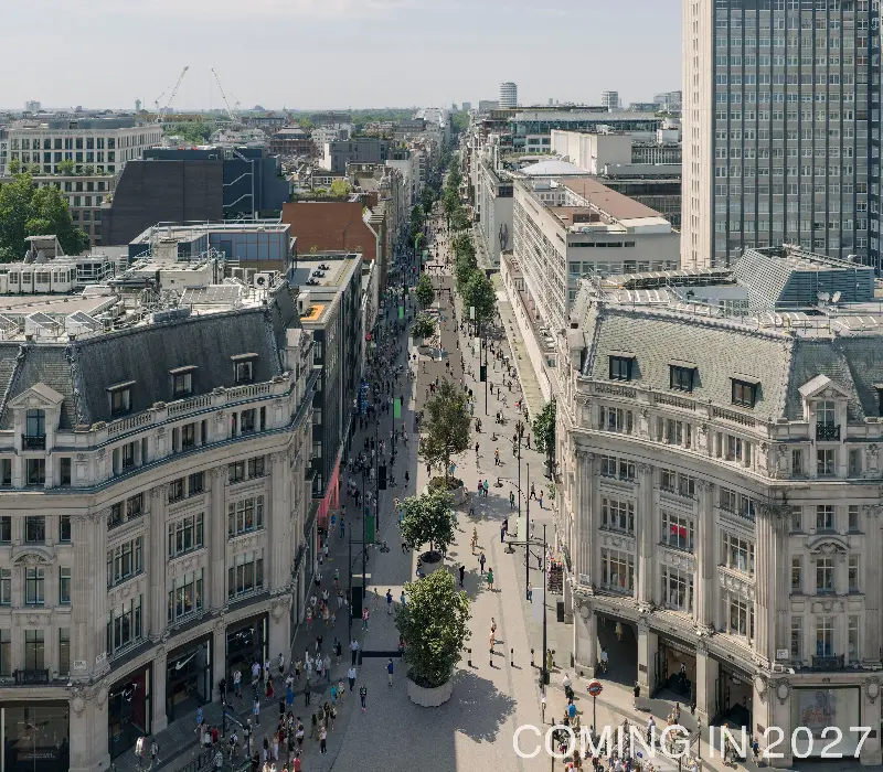 New images have revealed detailed plans for the Oxford Street pedestrianisation (East Architecture)