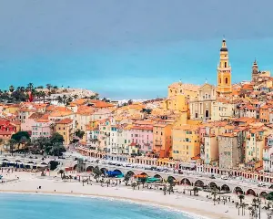 Menton town (France) - A 'cultural symphony' on the Mediterranean coast.