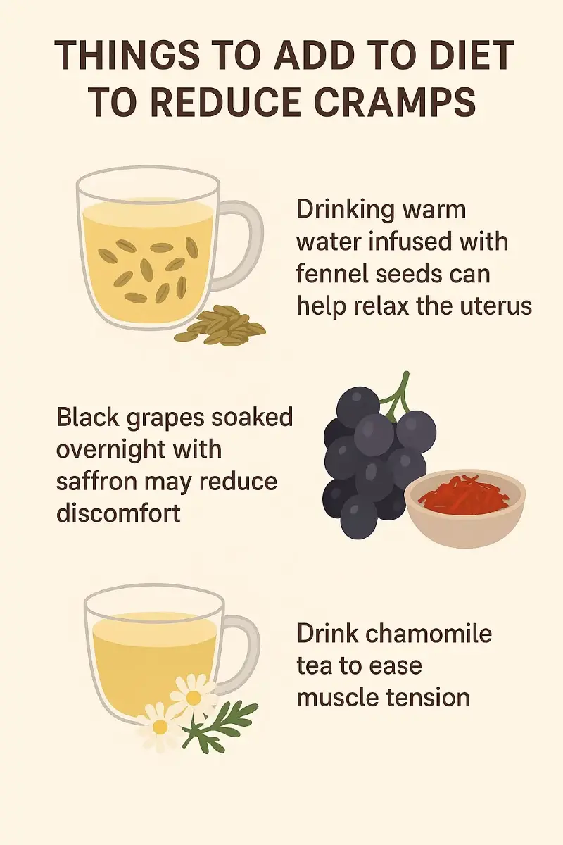 Consider adding these if your periods are painful. 