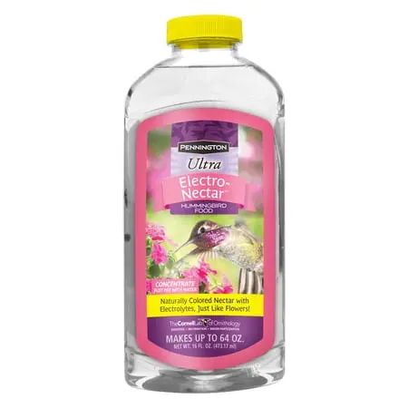 Pennington Premium Electro Nectar Liquid Concentrate Hummingbird Food, Hummingbird Nectar, 16 Fl Oz., 1 Pack