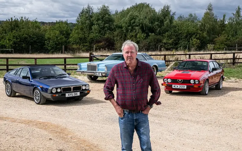 The star is selling three of his cars and says he will explain why in a future episode of Clarkson’s Farm