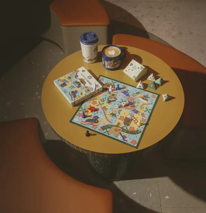 Starbucks SG60 Purchase-with-purchase Five Stones and Slides & Ladders Set