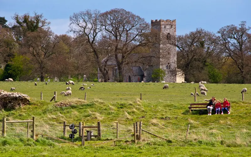 Caistor St Edmund in South Norfolk (pictured here) is home to Venta Icenorum, East Anglia’s largest Roman town - Alamy