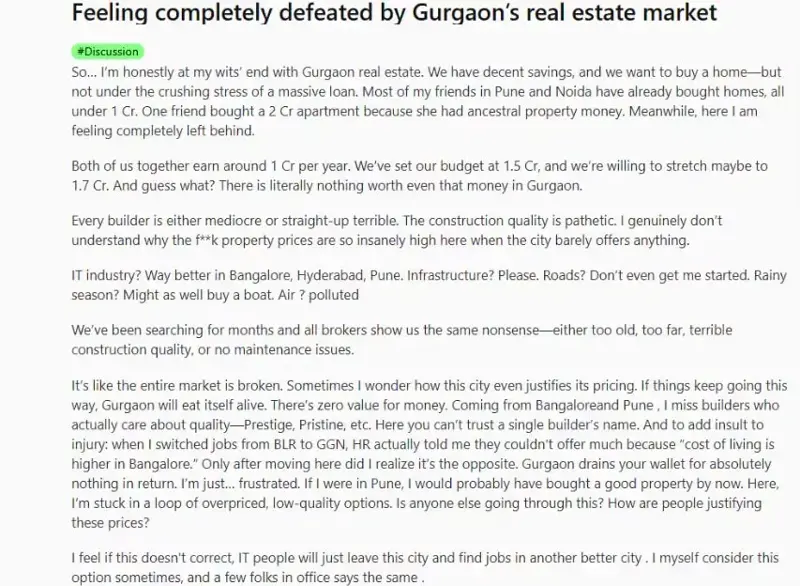 The reddit post went viral