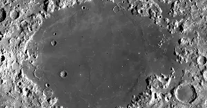 A new crater was discovered on the Moon.