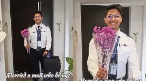 IndiGo pilot surprises wife with flowers from every country he visits, romantic gesture wins internet