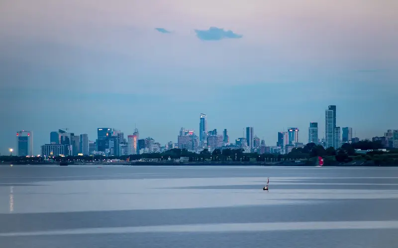 ‘Marvel at Buenos Aires’ sprawling skyline as you start to cross the River Plate’ - Moment RF