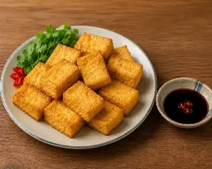 How to fry tofu that's crispy on the outside and moist and tender on the inside.