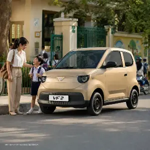 Priced at over 182 million VND, the VF 2 is motivating users to 'switch from gasoline to electric'.