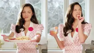 Fil-Am Olivia Rodrigo cooks chicken lumpia while teasing new album