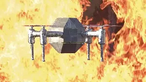 This heat-resistent drone can find and help people trapped in burning buildings or wildfires