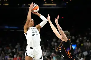 A'ja Wilson wins AP WNBA Player of the Year for 3rd straight year; Angel Reese top defensive player