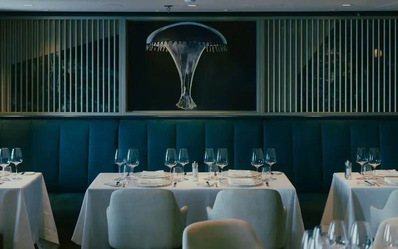 Le Fil Rouge, one of Explora III’s many high-quality restaurants - Explora Journeys
